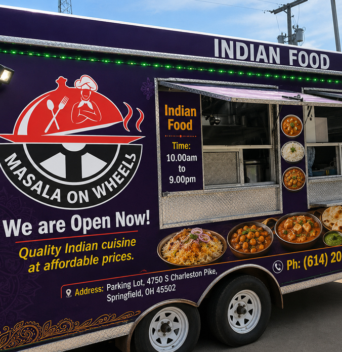 Masala On Wheels Indian food truck